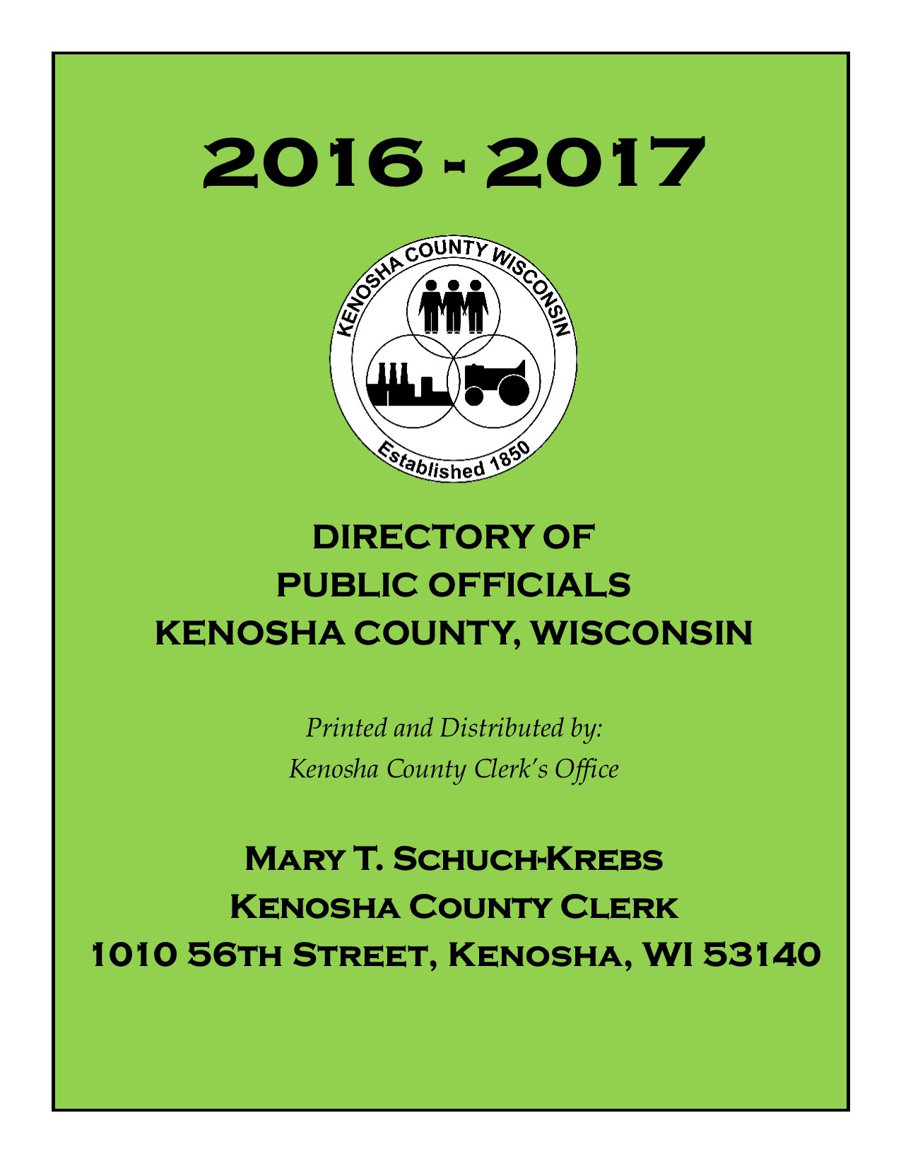 2016-2017 Directory of Public Officials
